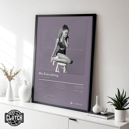 Ariana Grande 'My Everything' (Lavender Edition) Album Poster