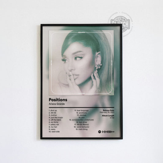 Ariana Grande 'Positions' Album Poster
