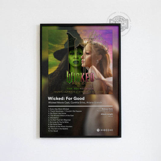 Ariana Grande 'Wicked For Good' Album Poster