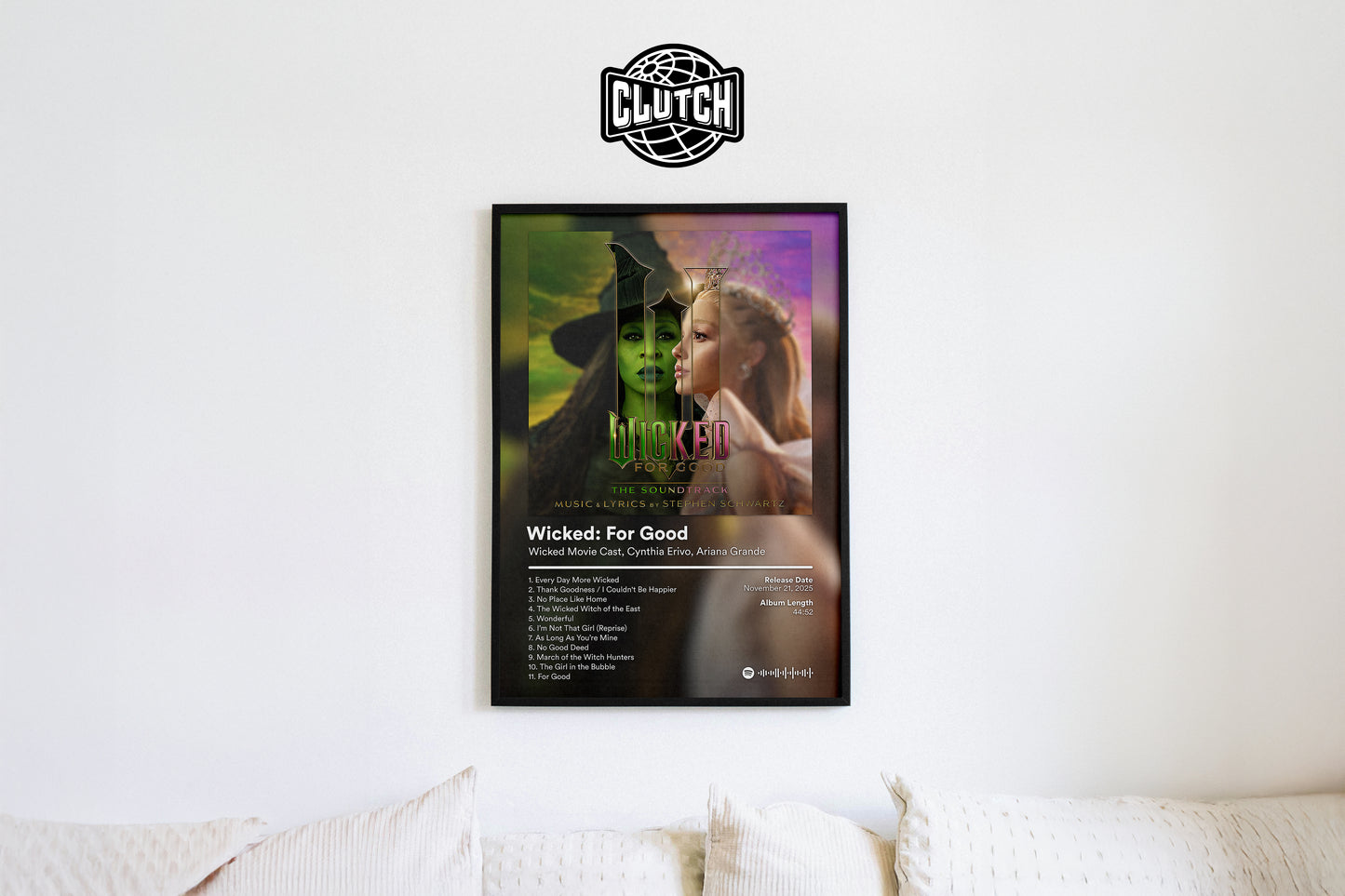 Ariana Grande 'Wicked For Good' Album Poster