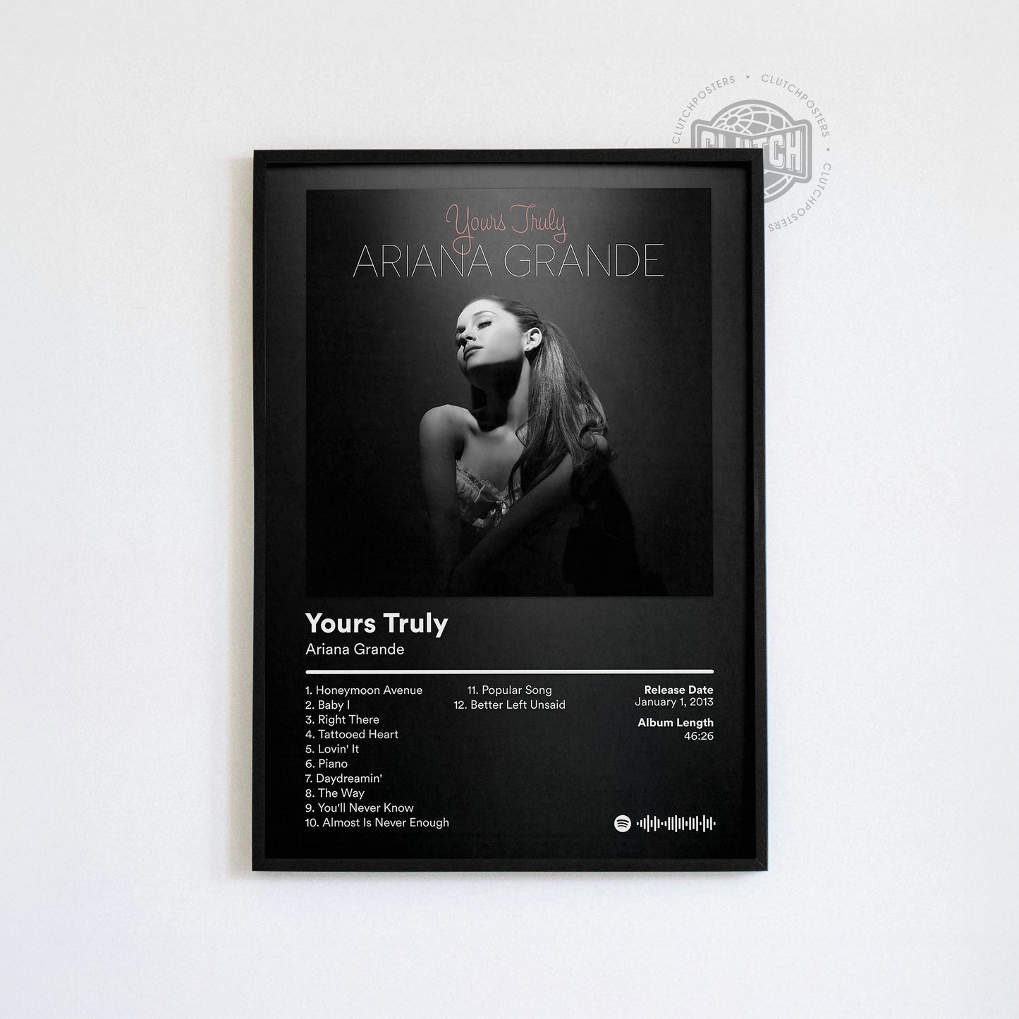 Ariana Grande 'Yours Truly' Album Poster