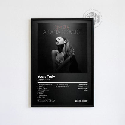 Ariana Grande 'Yours Truly' Album Poster