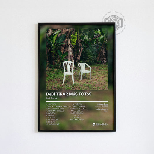 Bad Bunny 'DeBI TiRAR MaS FOToS' Album Poster