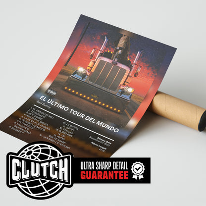 Bad Bunny 'EL ULTIMO TOUR DEL MUNDO' Album Poster