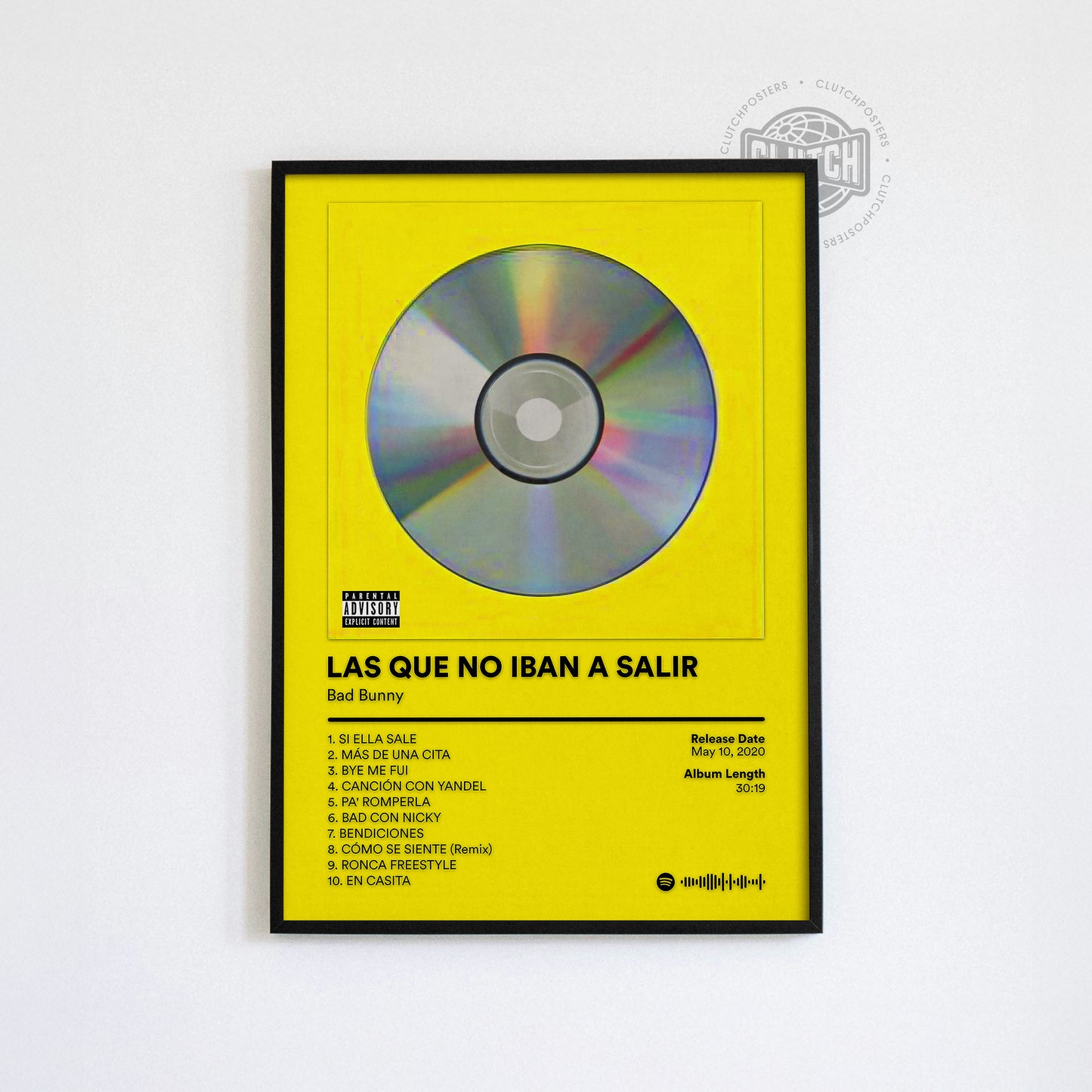 Bad Bunny 'LAS QUE NO IBAN A SALIR' Album Poster