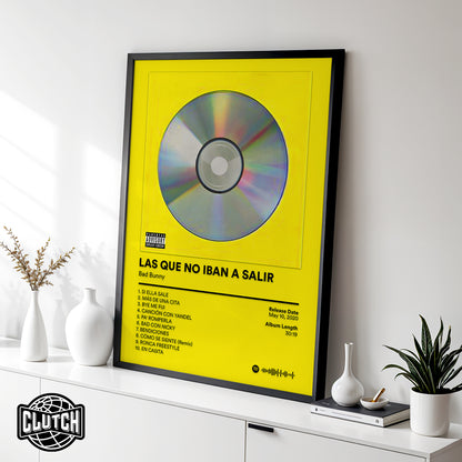 Bad Bunny 'LAS QUE NO IBAN A SALIR' Album Poster