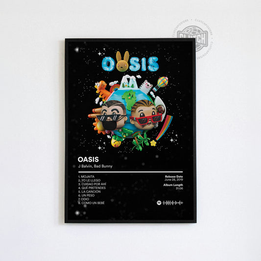 Bad Bunny 'OASIS' Album Poster