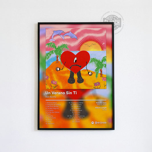 Bad Bunny 'Un Verano Sin Ti' Album Poster
