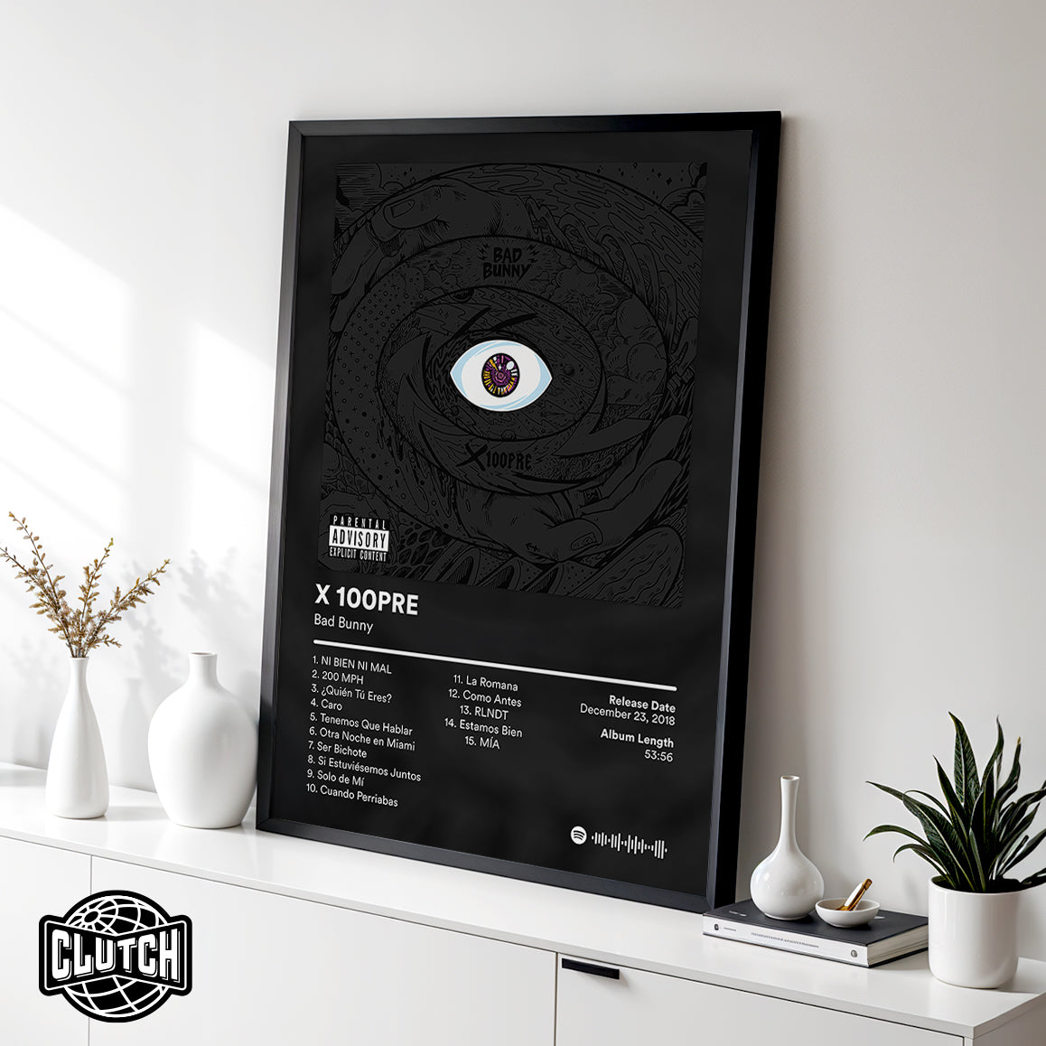 Bad Bunny 'X 100PRE' Album Poster