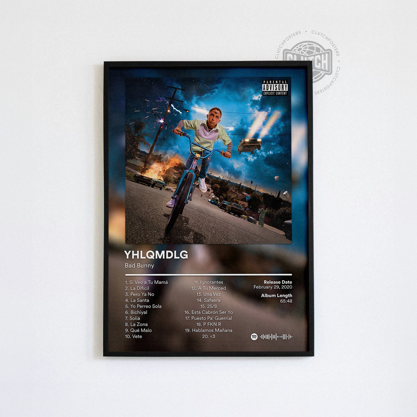 Bad Bunny 'YHLQMDLG' Album Poster