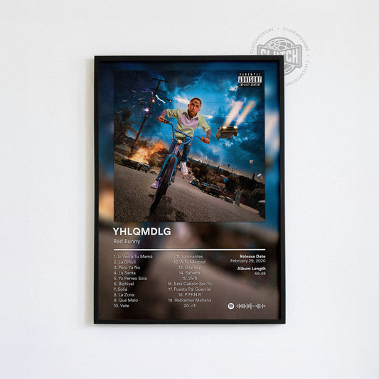 Bad Bunny 'YHLQMDLG' Album Poster