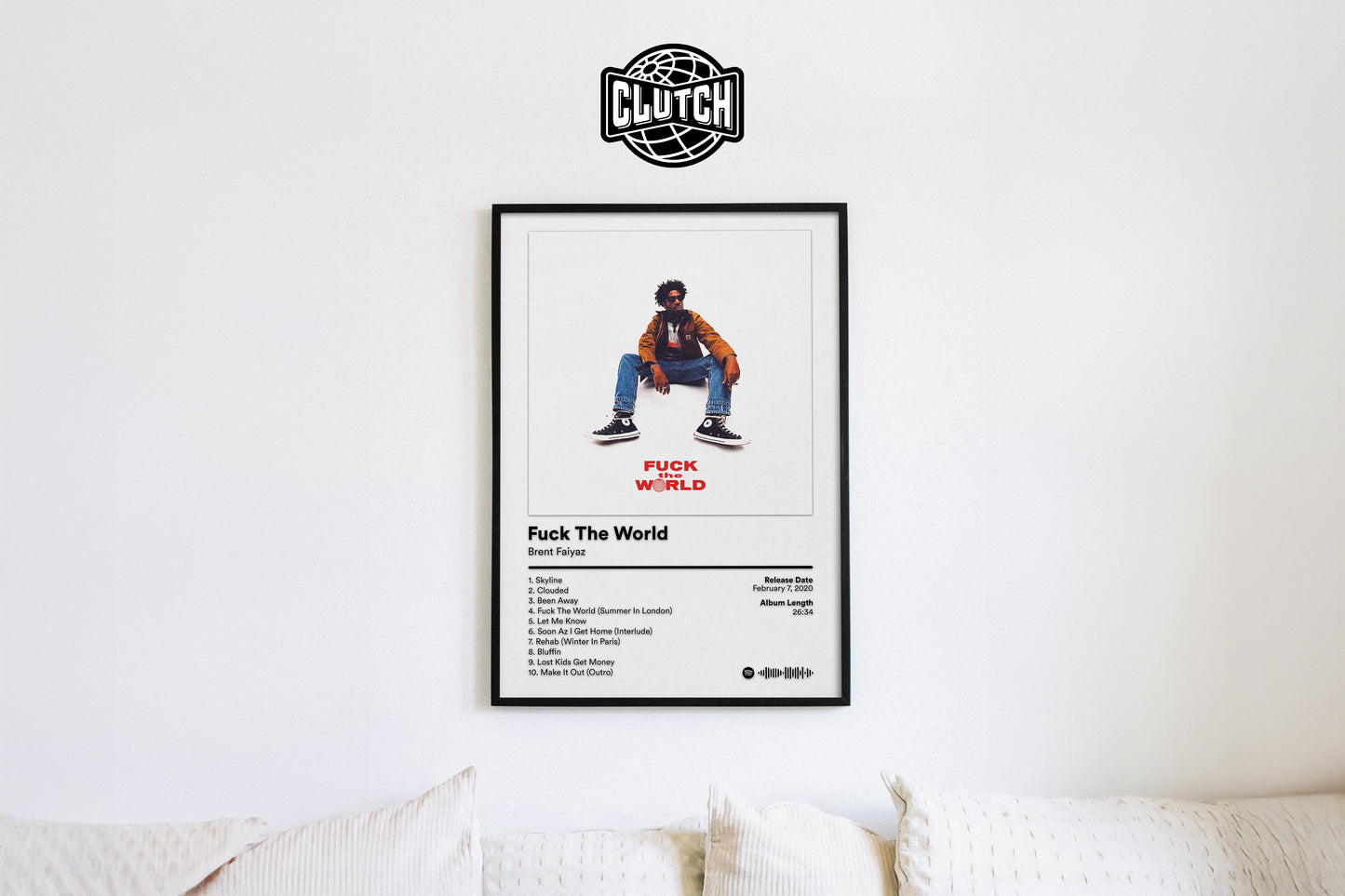 Brent Faiyaz 'Fuck The World' Album Poster