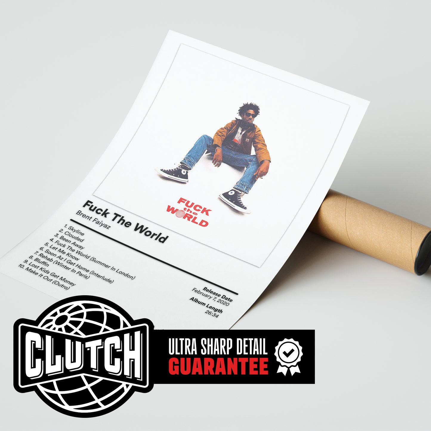 Brent Faiyaz 'Fuck The World' Album Poster