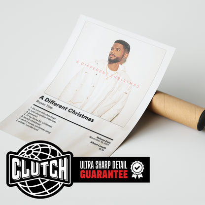 Bryson Tiller 'A Different Christmas' Album Poster