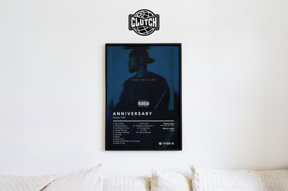 Bryson Tiller 'ANNIVERSARY' Album Poster