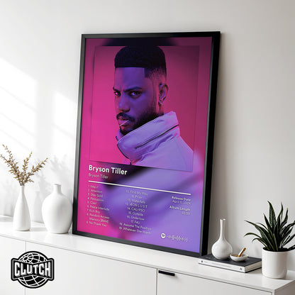 Bryson Tiller 'Bryson Tiller' Album Poster