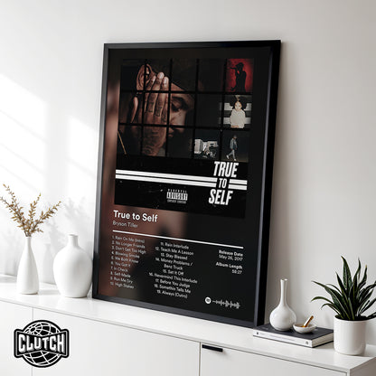 Bryson Tiller 'True To Self' Album Poster