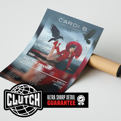 Cardi B 'Am I The Drama?' Album Poster