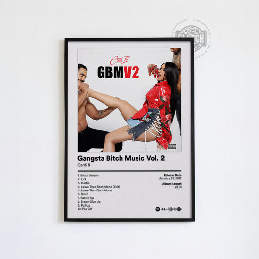 Cardi B 'Invasion Of Privacy' Album Poster