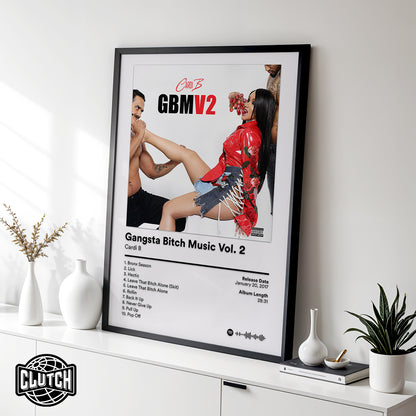 Cardi B 'Invasion Of Privacy' Album Poster