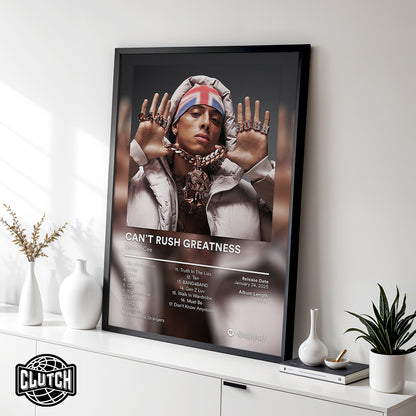 Central Cee 'Can't Rush Greatness' Album Poster