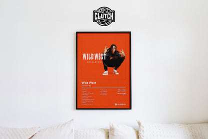Central Cee 'Wild West' Album Poster