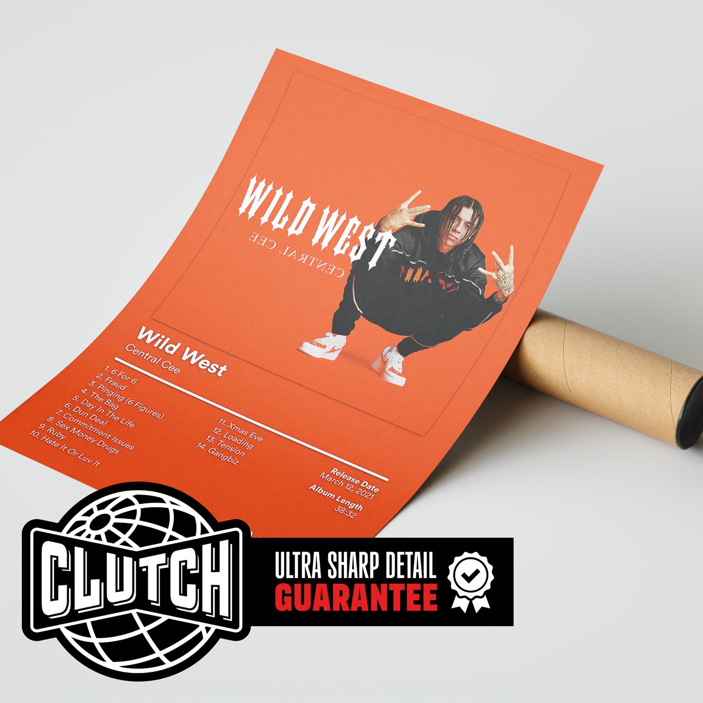 Central Cee 'Wild West' Album Poster