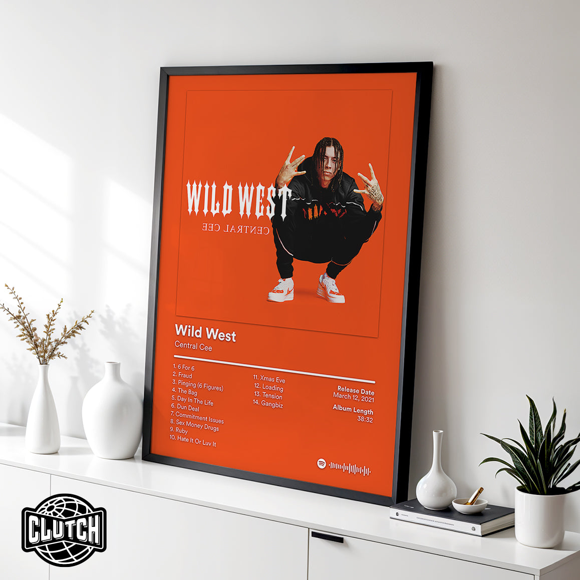 Central Cee 'Wild West' Album Poster