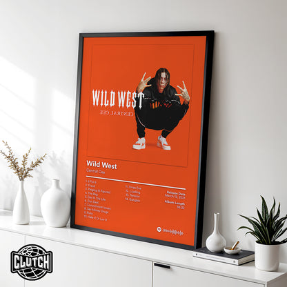 Central Cee 'Wild West' Album Poster