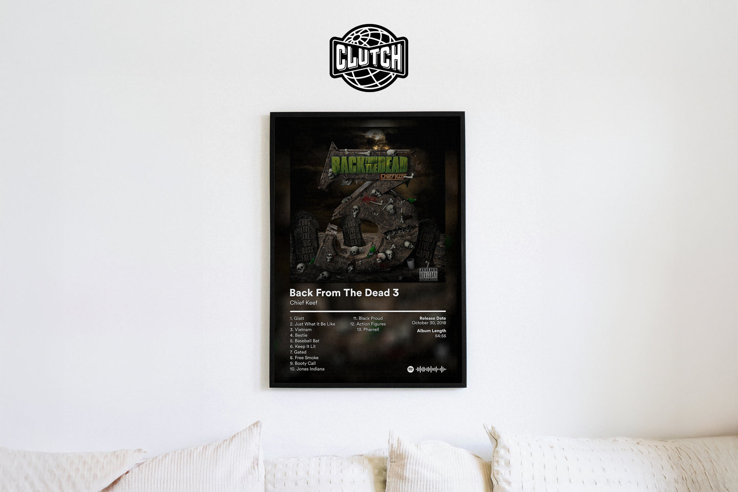 Chief Keef 'Back From The Dead 3' Album Poster