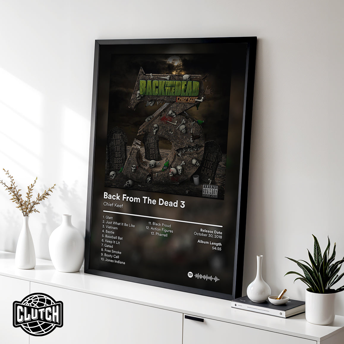 Chief Keef 'Back From The Dead 3' Album Poster