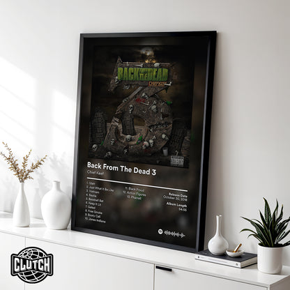 Chief Keef 'Back From The Dead 3' Album Poster