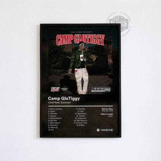 Chief Keef 'Camp Glo Tiggy' Album Poster