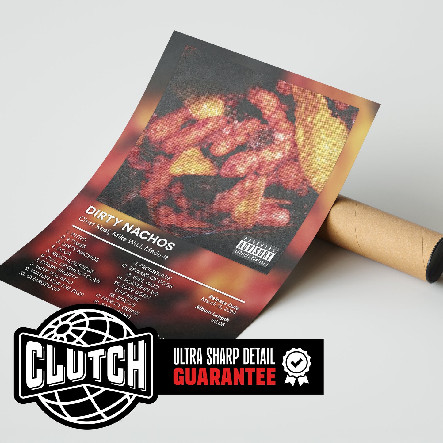 Chief Keef 'DIRTY NACHOS' Album Poster