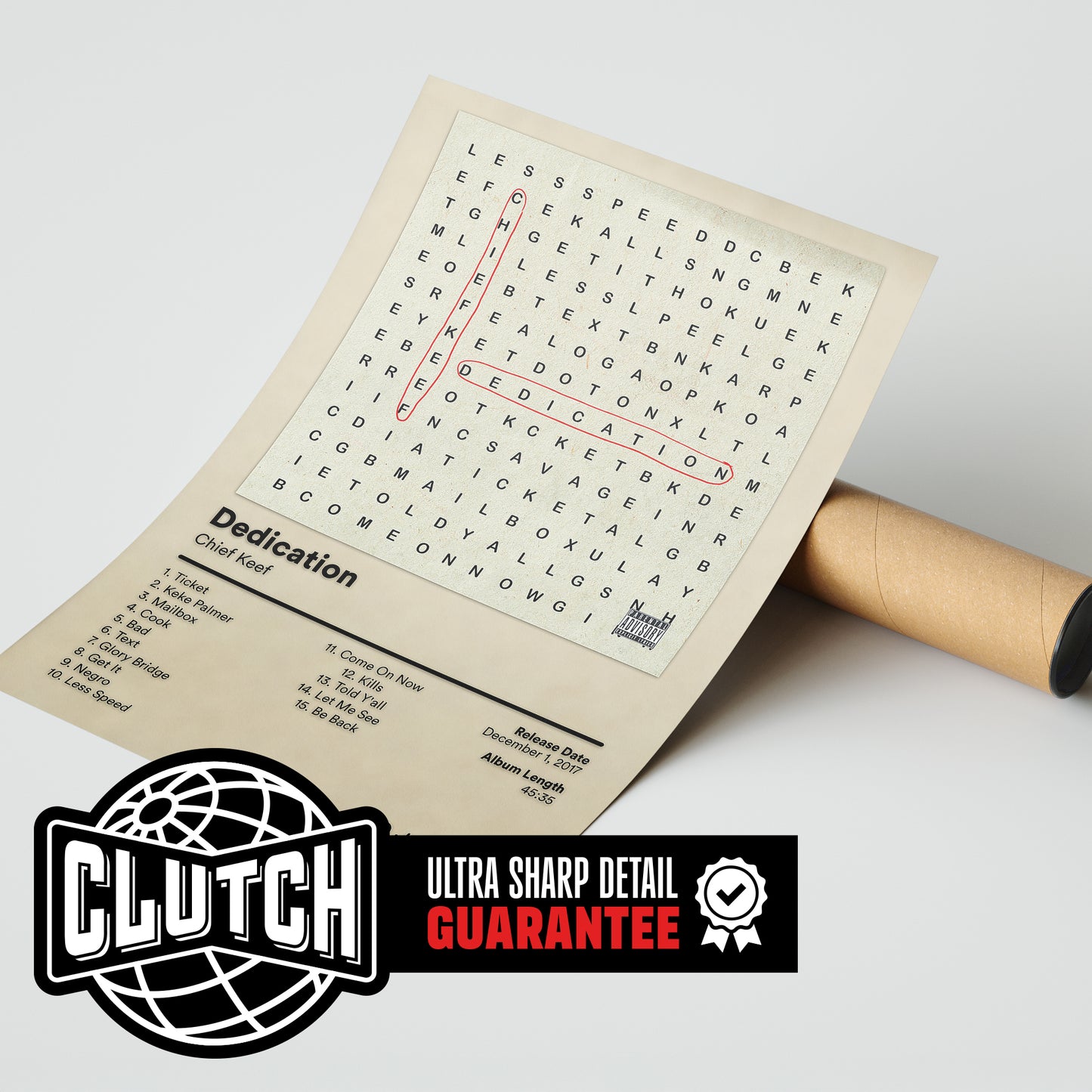 Chief Keef 'Dedication' Album Poster