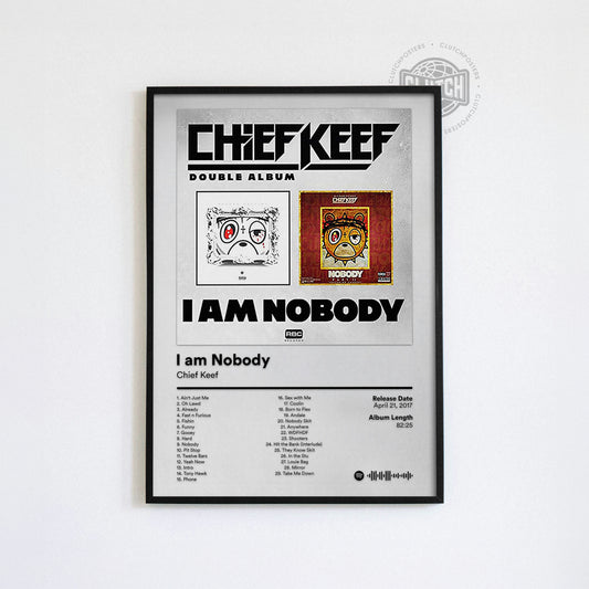 Chief Keef 'I am Nobody' Album Poster