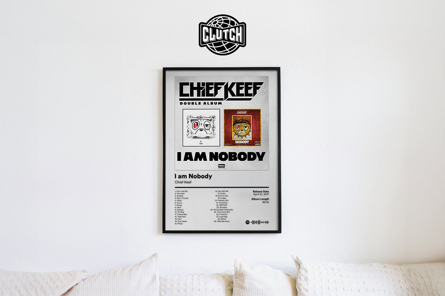 Chief Keef 'I am Nobody' Album Poster