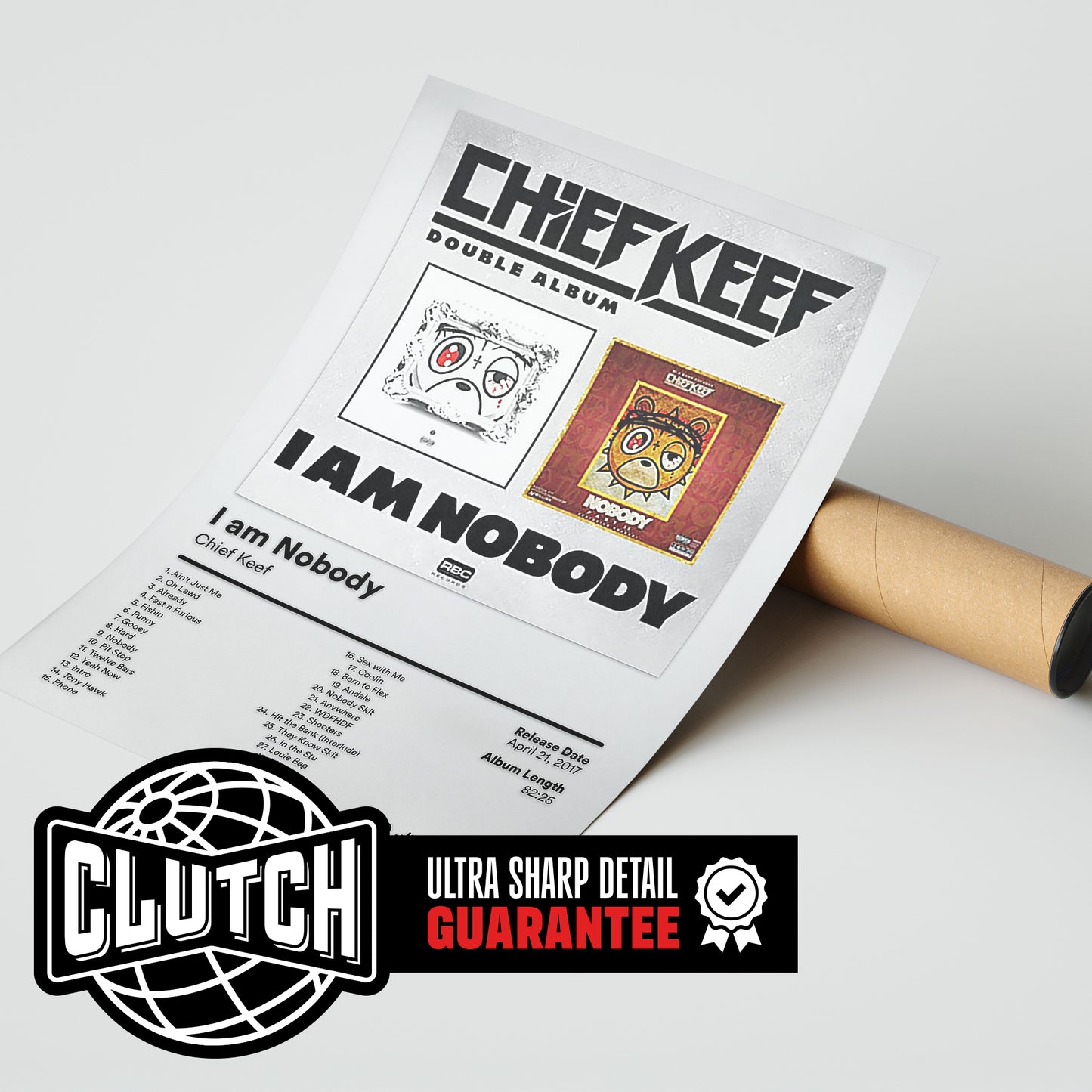 Chief Keef 'I am Nobody' Album Poster
