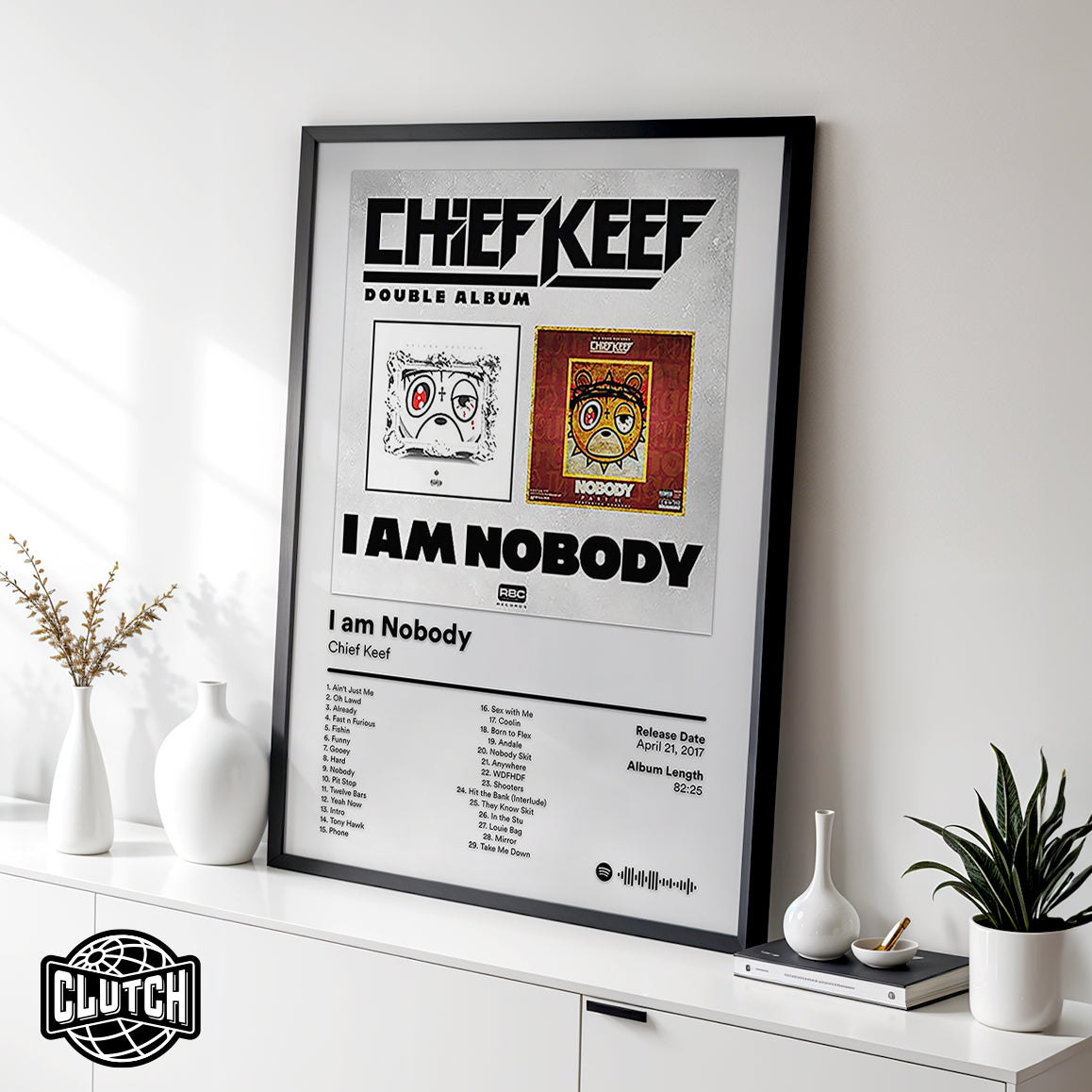 Chief Keef 'I am Nobody' Album Poster