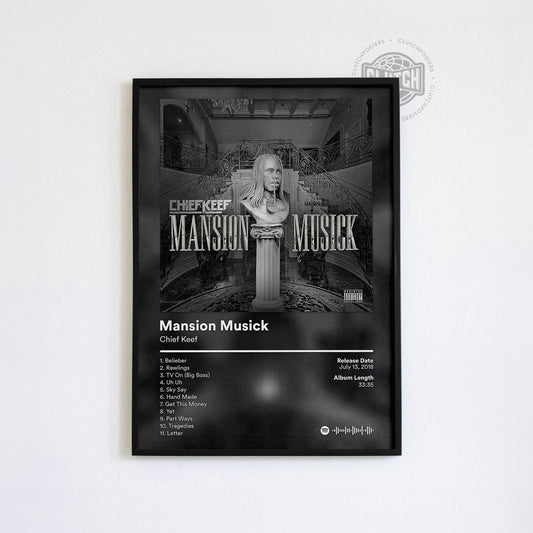 Chief Keef 'Mansion Musick' Album Poster