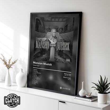 Chief Keef 'Mansion Musick' Album Poster