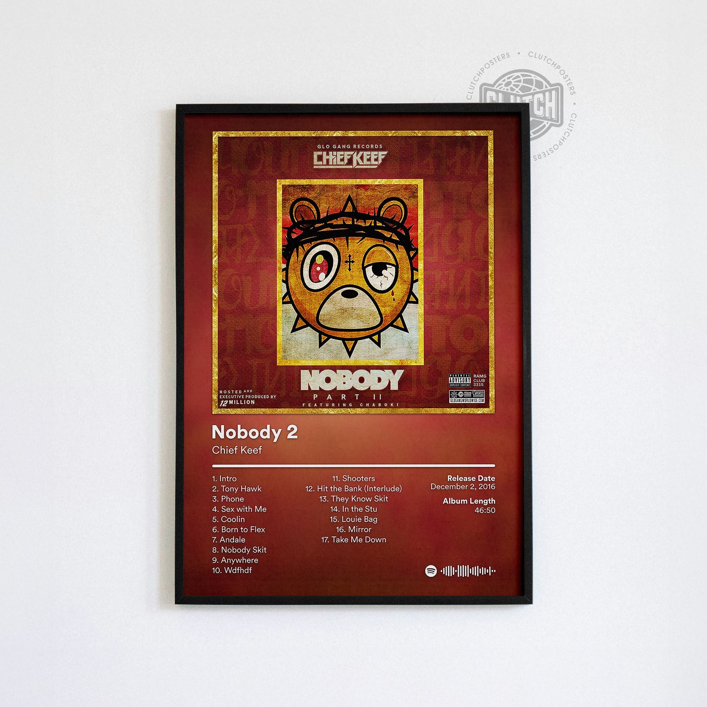 Chief Keef 'Nobody 2' Album Poster