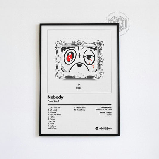 Chief Keef 'Nobody' Album Poster