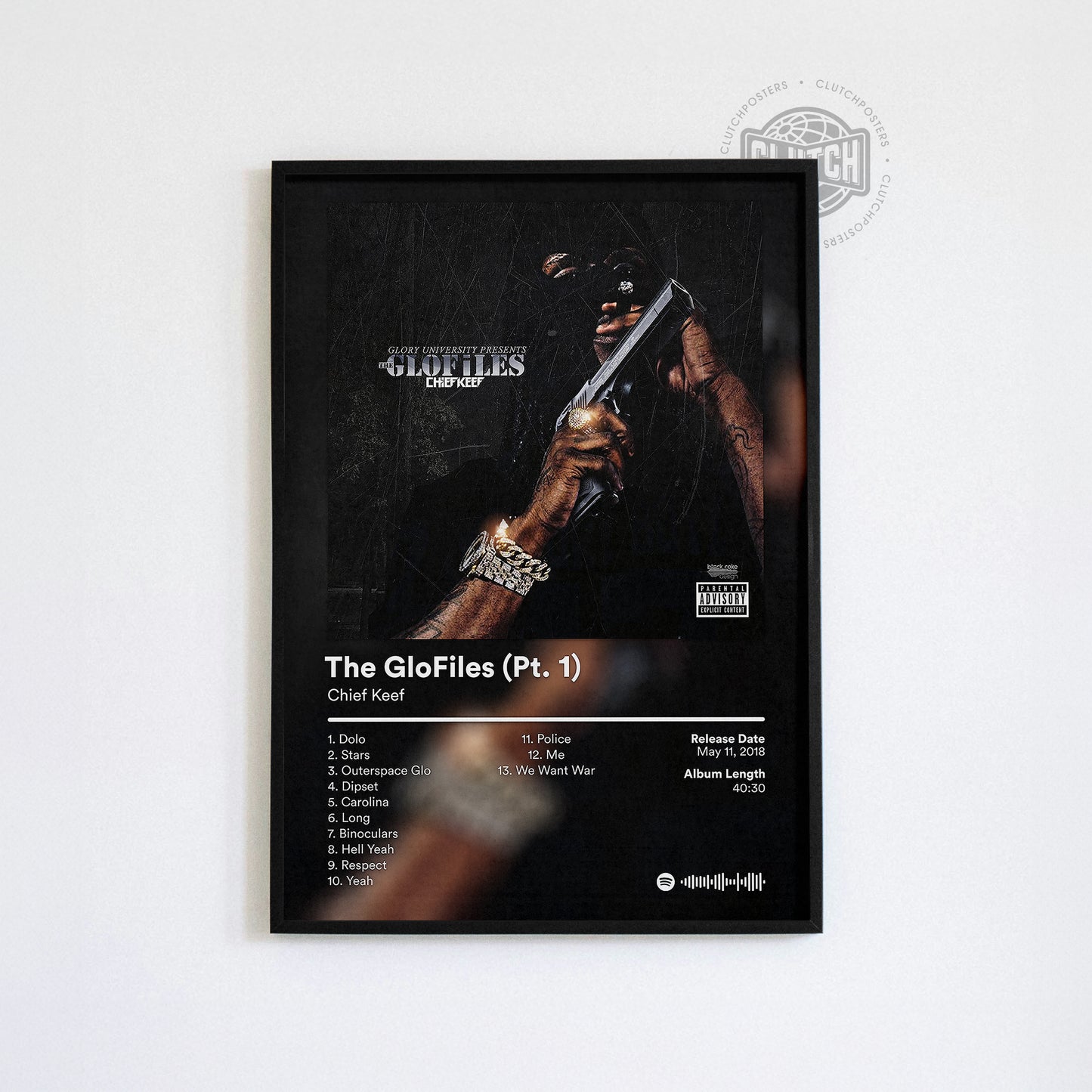 Chief Keef 'The Glo Files Part 1' Album Poster