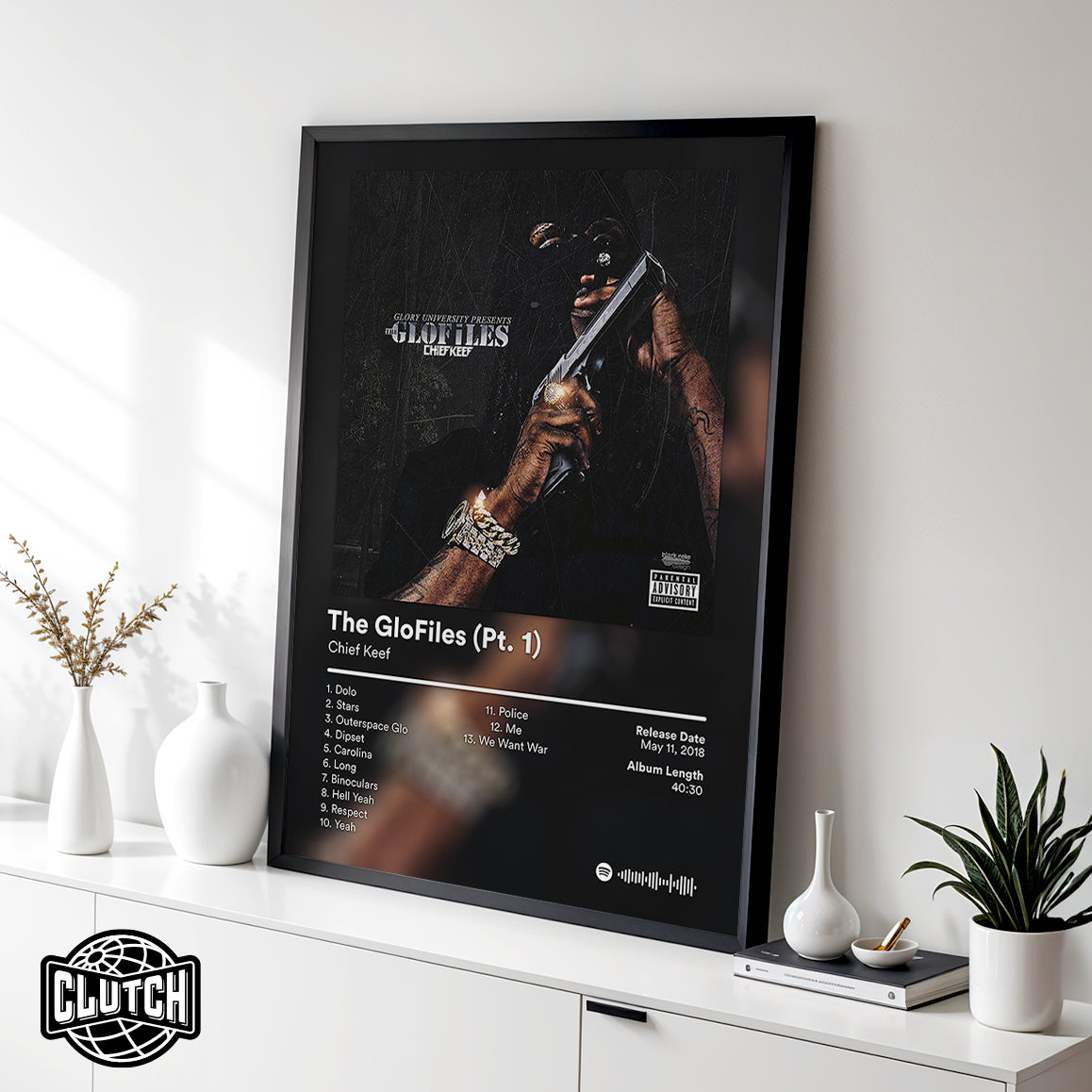 Chief Keef 'The Glo Files Part 1' Album Poster