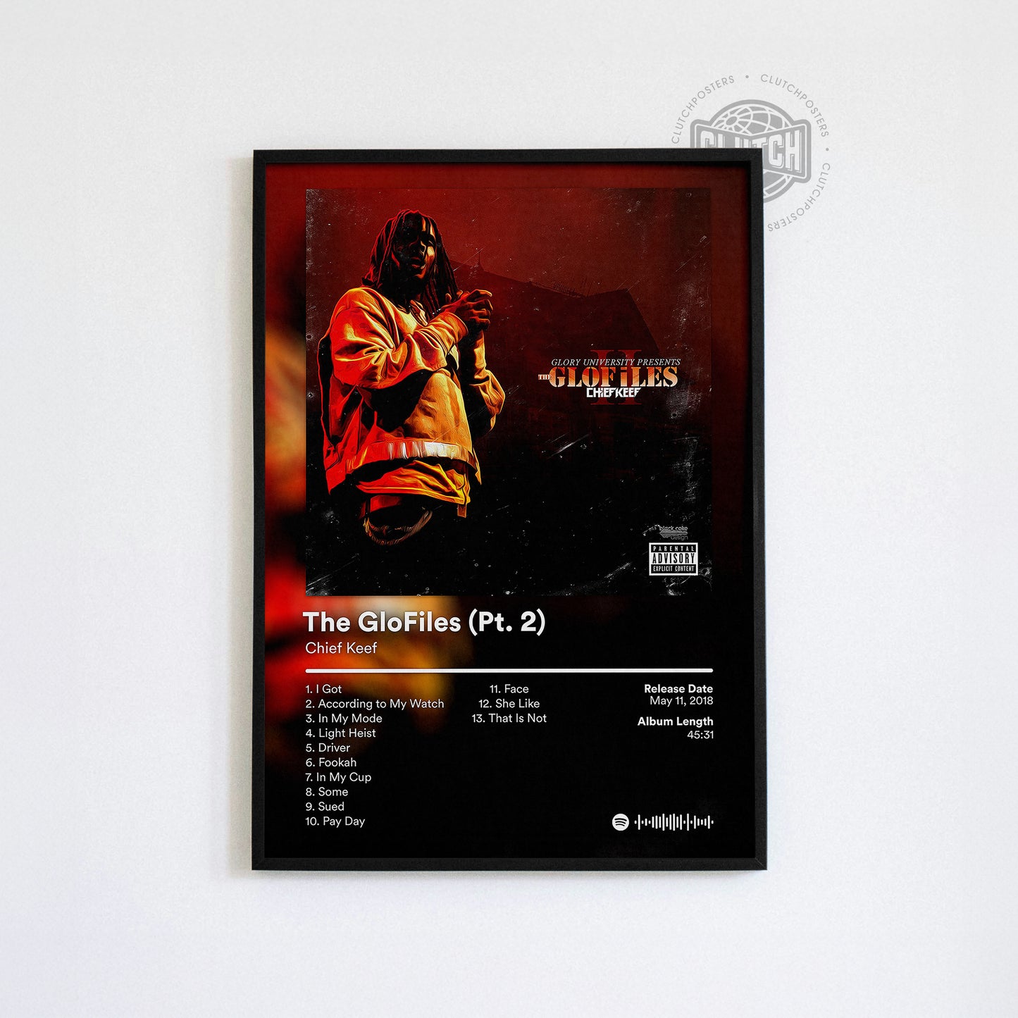 Chief Keef 'The Glo Files Part 2' Album Poster