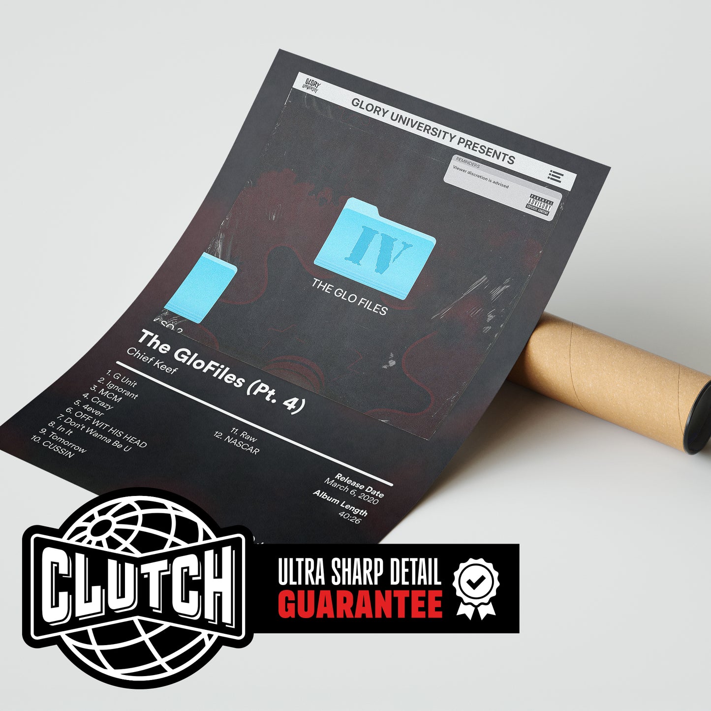 Chief Keef 'The Glo Files Part 4' Album Poster