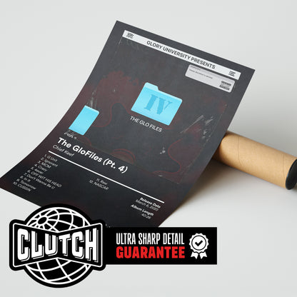 Chief Keef 'The Glo Files Part 4' Album Poster