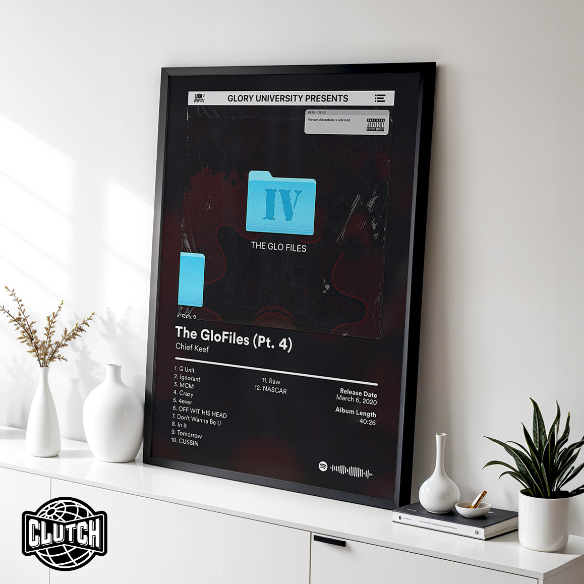 Chief Keef 'The Glo Files Part 4' Album Poster