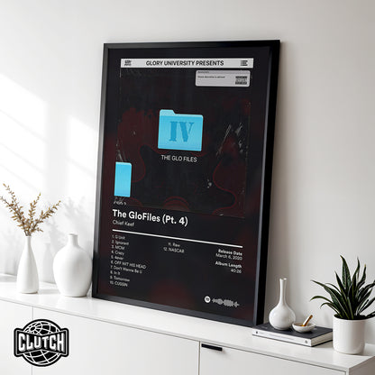 Chief Keef 'The Glo Files Part 4' Album Poster